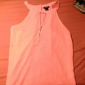 Pink zipper shirt